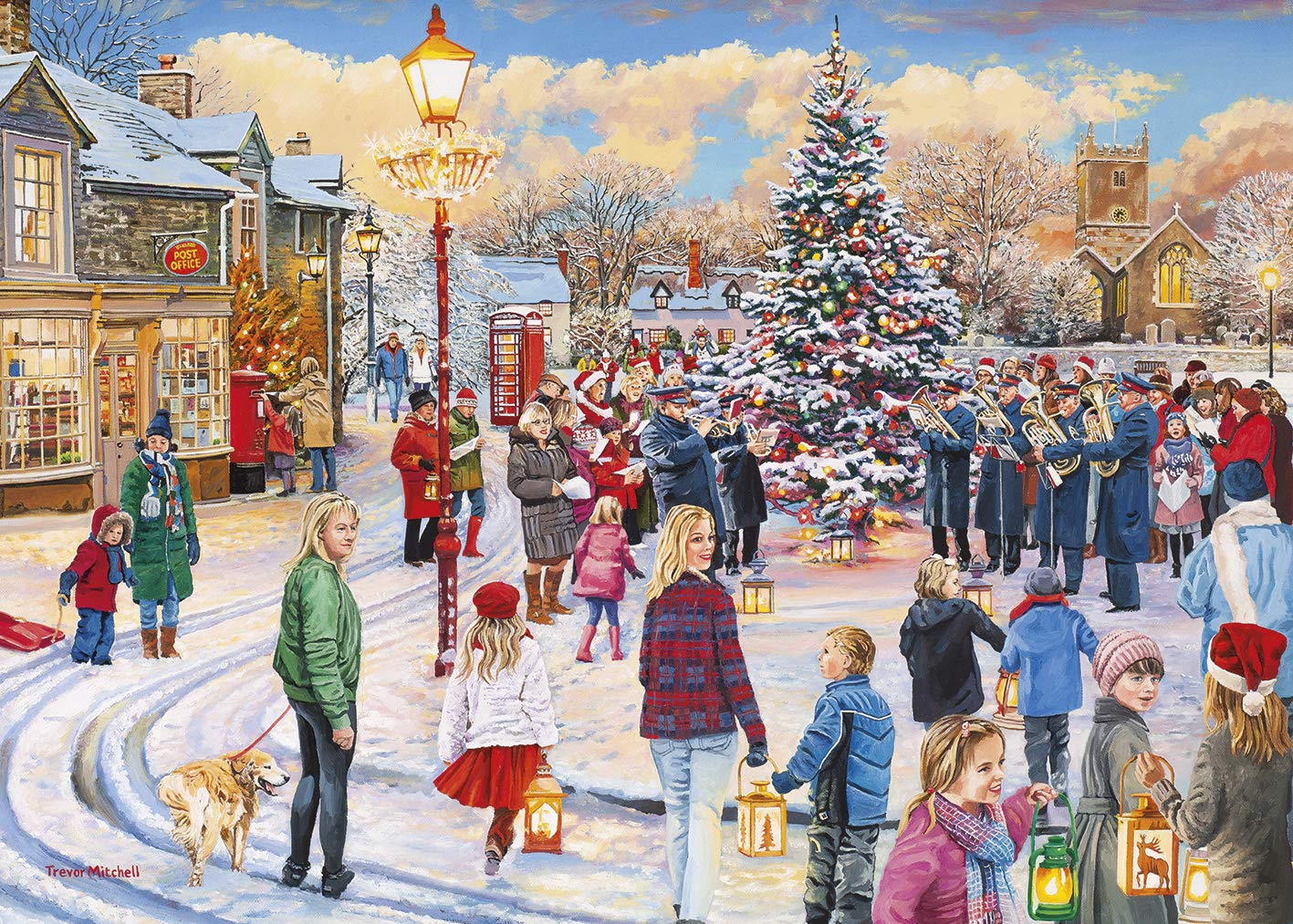Christmas Chorus 1000 Piece Jigsaw Puzzle | Sustainable Puzzle for Adults | Premium 100% Recycled Board | Great Gift for Adults | Gibsons Games