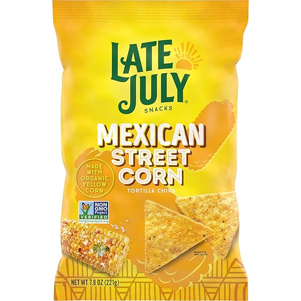 LATE JULY SNACKS, MEXICAN STREET CORN TORTILLA CHIPS,...