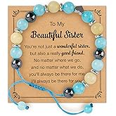 Hisxierng Gifts for Sister Valentines Day Gifts for Big Sister Birthday Gift Mother's Day Gift Bracelet Birthday and Thank You Presents Thanksgiving Christmas Wedding from Brother