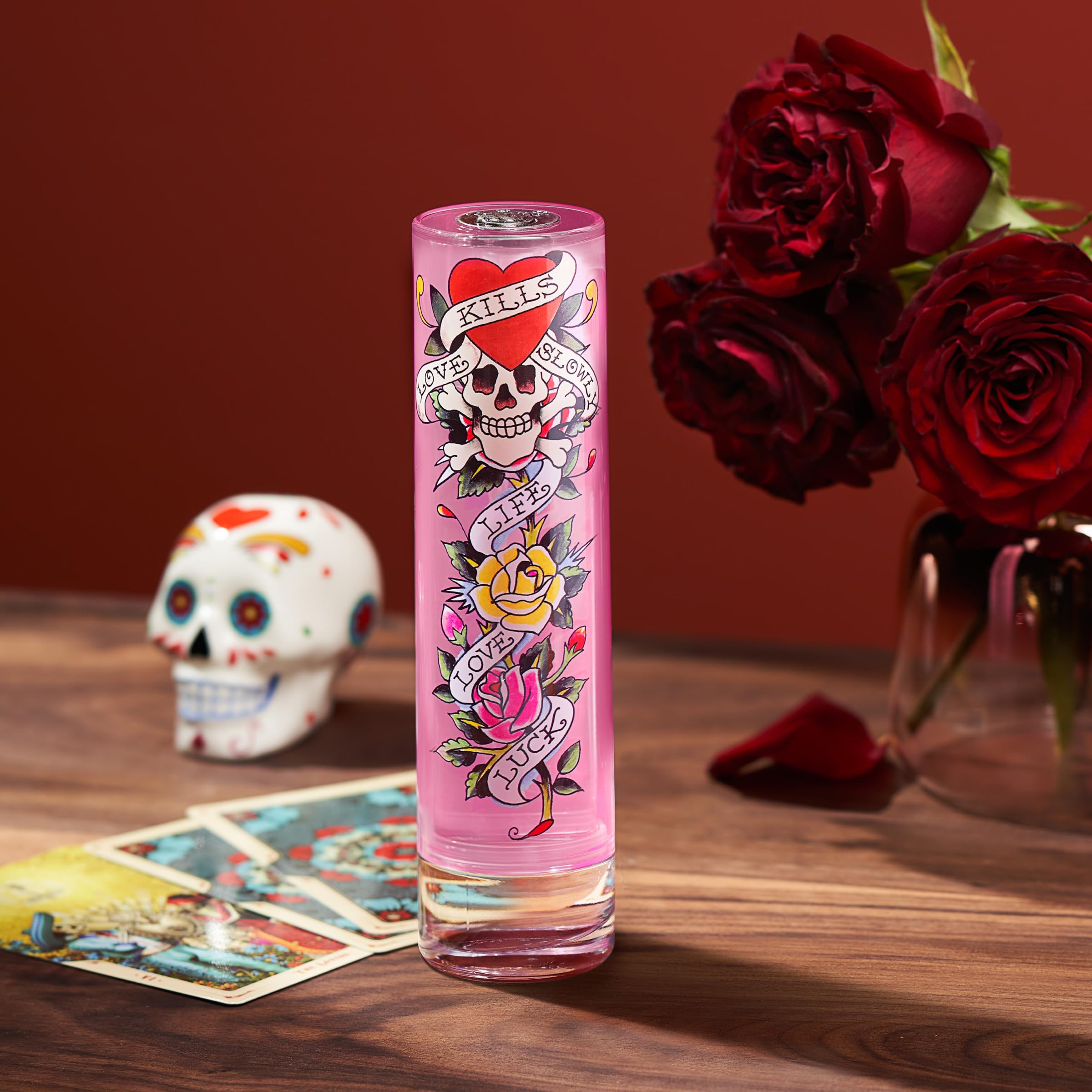ED HARDY Women's Perfume Fragrance by Christian Audigier, Eau De Parfum, 3.4 Fl Oz