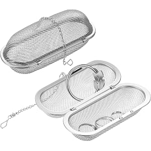 DOPENSPI 2Pcs Ultrasonic Cleaner Basket, Stainless Steel Baskets for Ultrasonic Cleaners and Watch Cleaner Jewelry Cleaning B