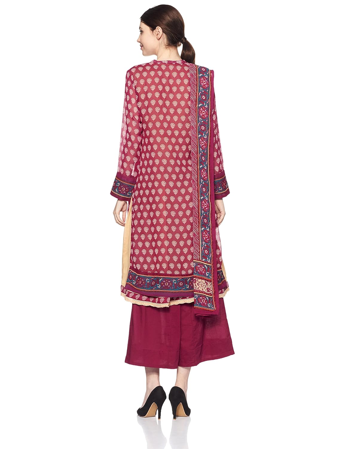 biba women's straight salwar suit