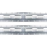 US Cargo Control Vertical E Track, 5 Foot Length E Track Vertical Strip, Galvanized Finish, 12 Gauge Steel, Easily Secure Cargo in an Enclosed Van Trailer, 2 Pack
