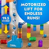 Blue Marble National Geographic Marble Run with Motorized Lift 150-Piece view 2