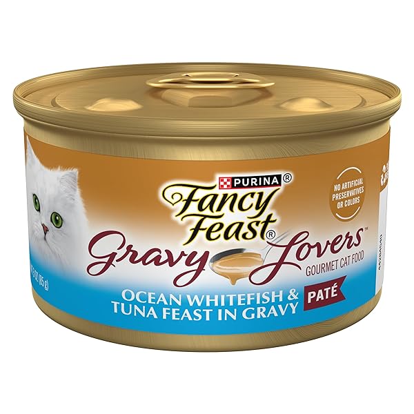 PURINA FANCY FEAST GRAVY LOVERS OCEAN WHITEFISH AND...