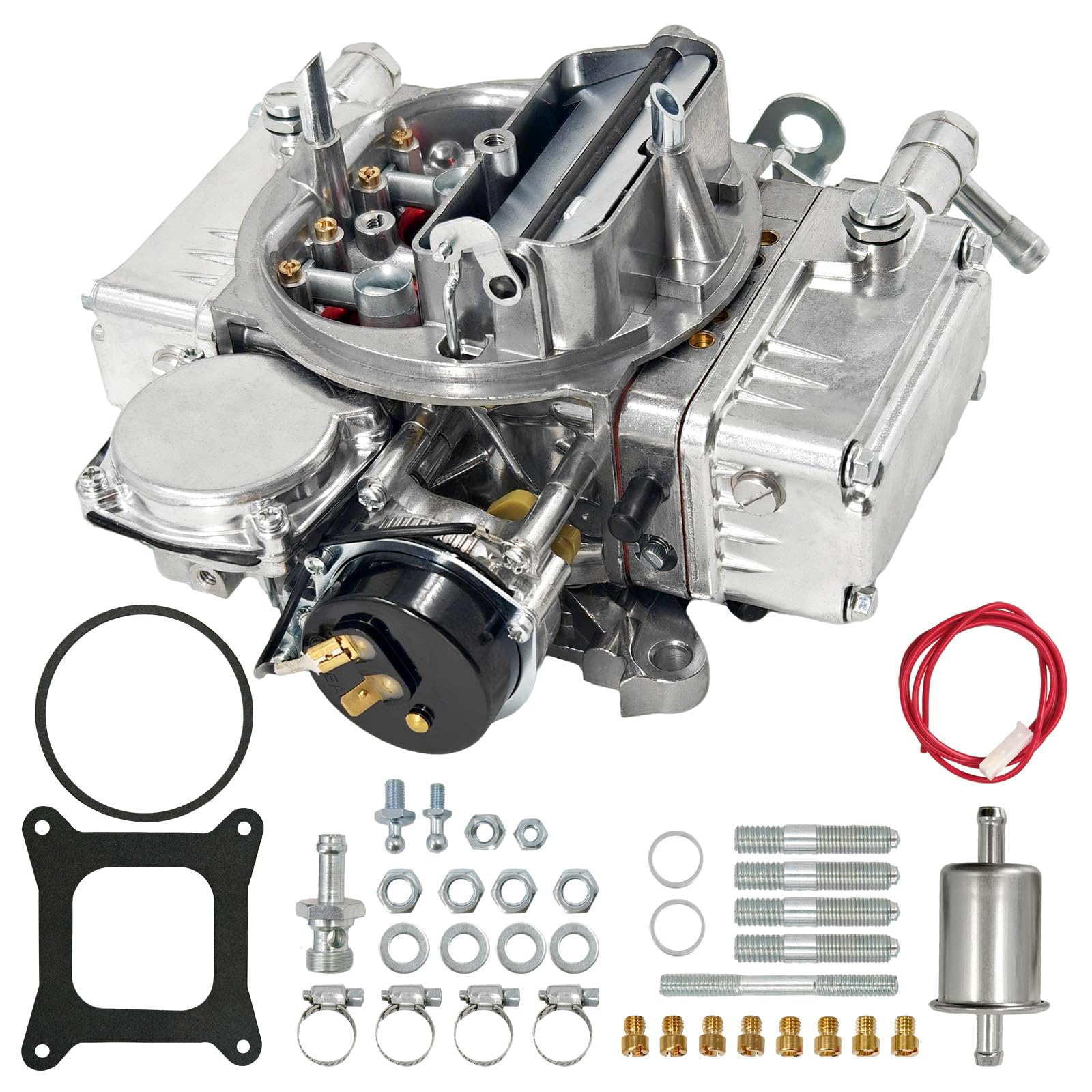 Photo 1 of 0-80457S Carburetor Replacement for Holley 600 CFM 4160 4 Barrel Street Warrior Electric Choke, Compatible with 1967-1989 Dodge Chrysler Chevry Ford Buick Mercury Oldsmobile V8 Engings
