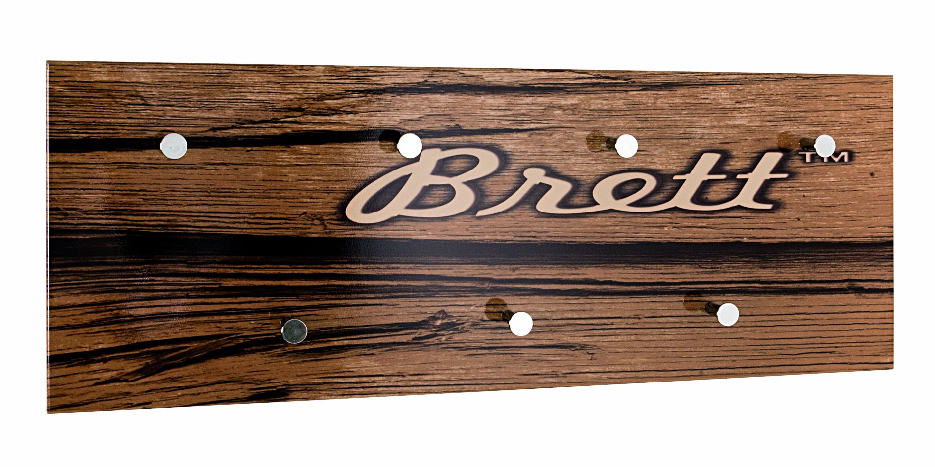 HAKU Wardrobe Chrome, Motif, MDF, Metal - Dim.: W 80 x H 30 x D 6 cm, Style: Modern