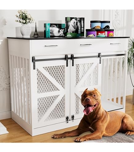 Furniture Dog Crate Pet Cage Dog Crate Soft Sliding Door Furniture