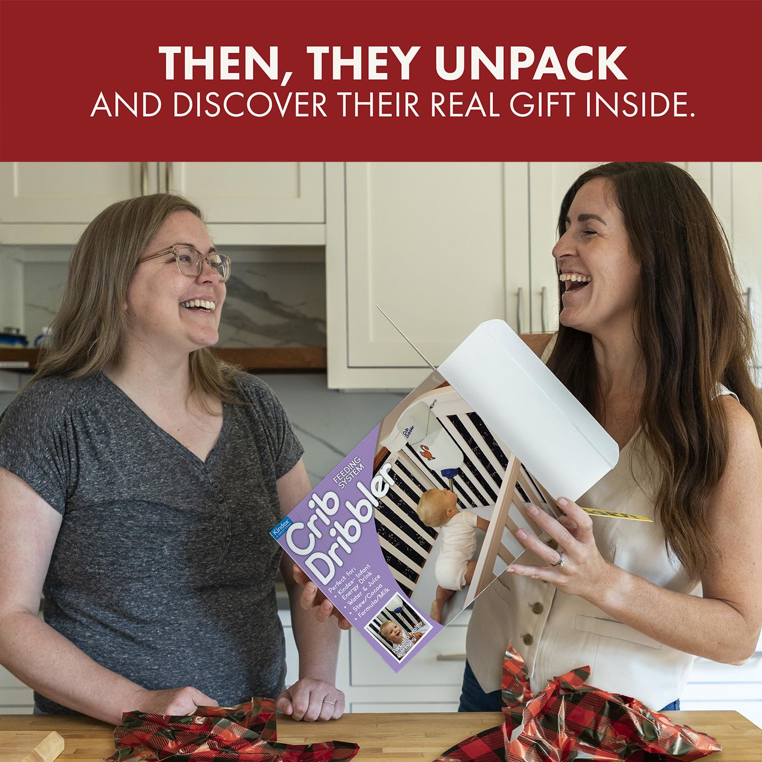 Prank-O Crib Dribbler – Funniest Prank Gift Box | Hilarious Empty Gag Gift for White Elephant & Christmas 2025 | Funny Gift Box for Coworkers, Friends & Men Who Have Everything, As Seen on Shark Tank