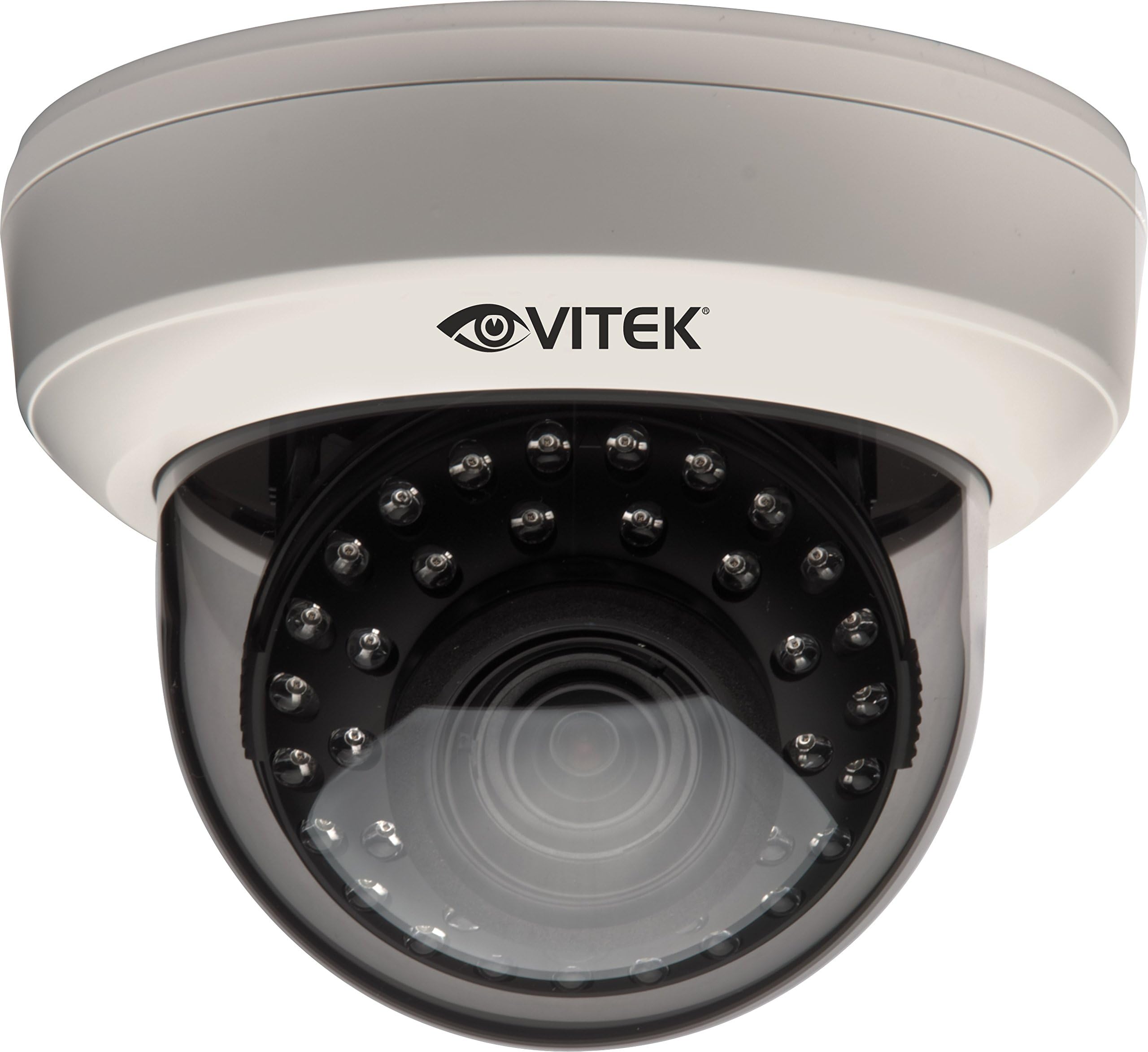 Vitek CCTV VTD-AR2812/IWM Indoor IR Dome Camera (White)