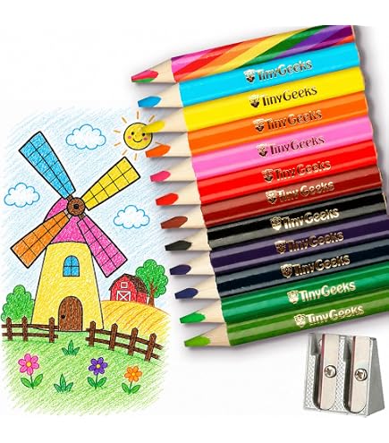 M&g Crayons Hb Pour Enfants, Lot De 12 Crayons En Bois Triangulaires