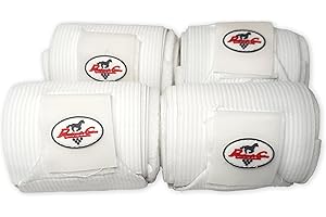 PROFESSIONAL'S CHOICE Professionals Choice Equine Combo Bandage Wraps Value Pack, Set of 4 (Universal Size)
