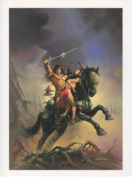 Amazon Com 1990 Vintage Ken Kelly The Conqueror Horse Sword
