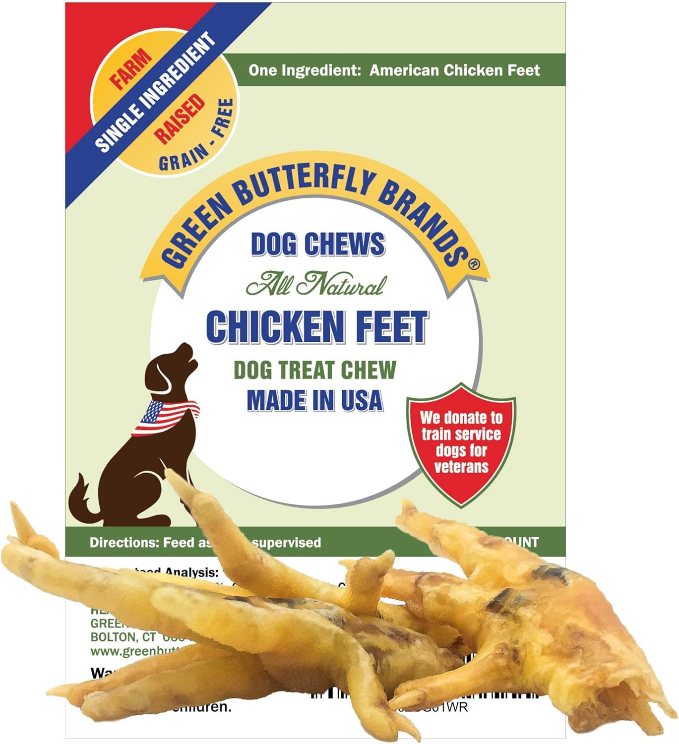 feeding dogs chicken feet
