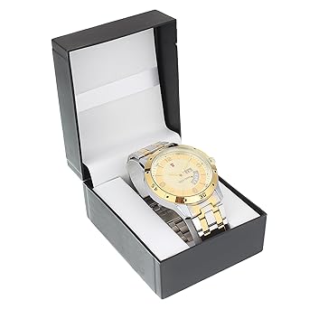 Golden Dial Mens Watch|Boys Watch