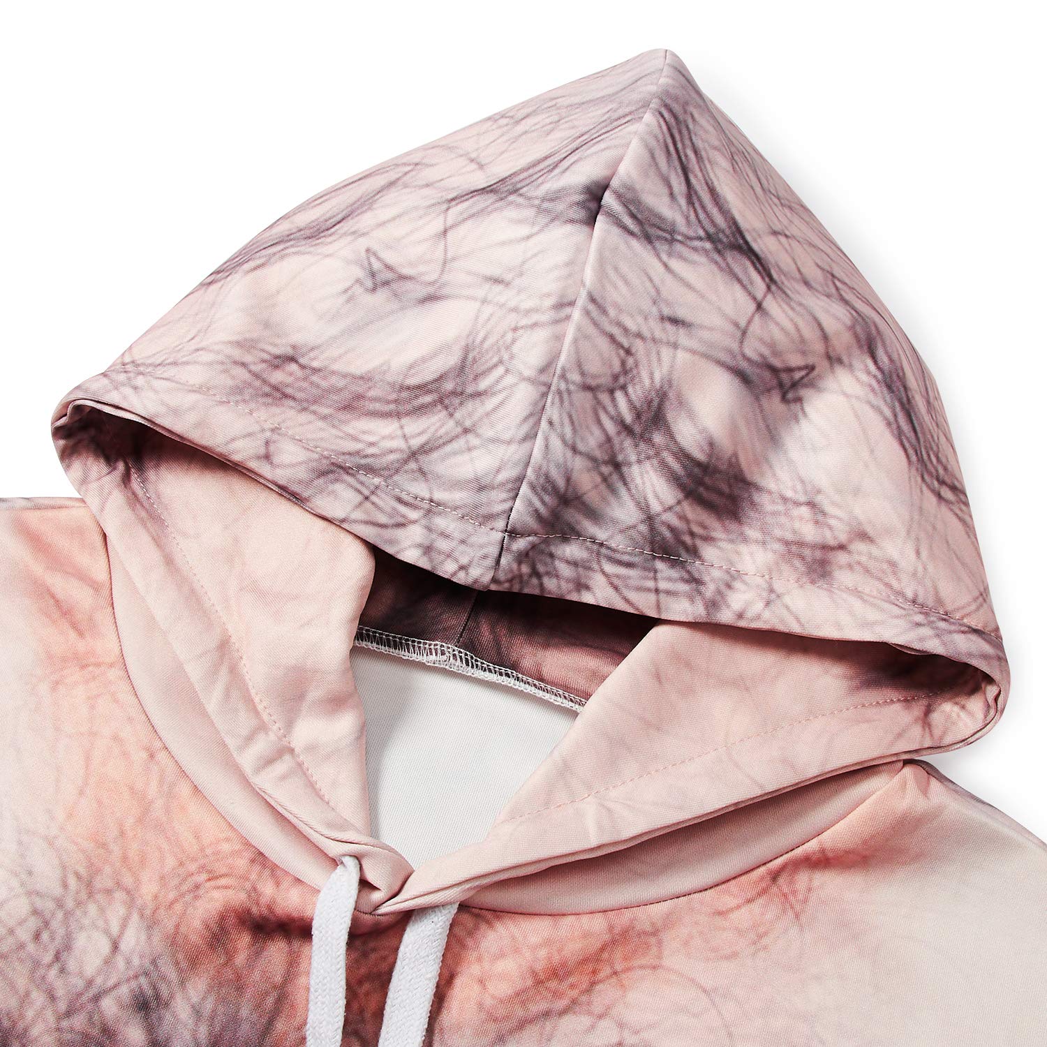 TUONROAD Unisex 3D Print KatzenkapitäN Pullover Digitaldruck Kurzarm Kapuzenjacke Kapuzenpullover Langarm Casual Kapuzenjacke Mit Taschen