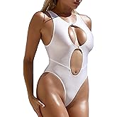 Sexy сute Sheer When Wet one Piece Swimsuit Monokini See Through high Cut Bodysuit