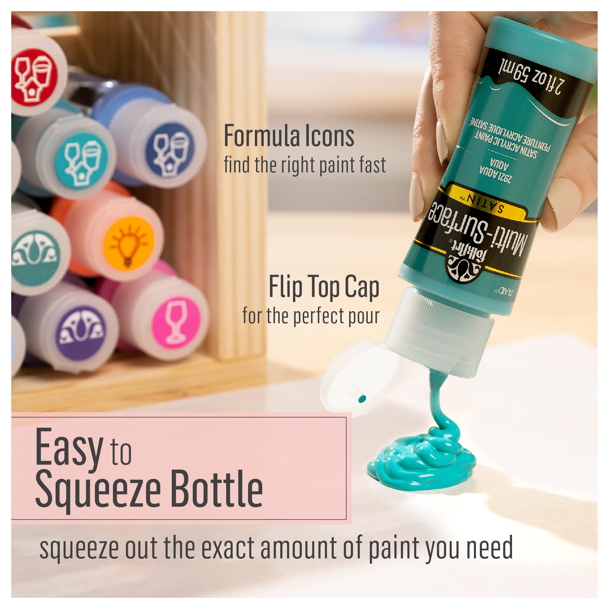 FolkArt Multi-Surface Paint (8 oz), , Titanium White