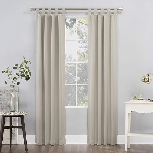 Amazon Com Sun Zero Easton Blackout Tab Top Curtain Panel 40 X