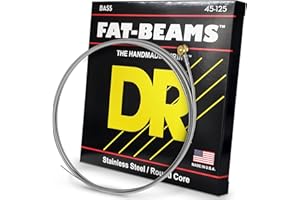 DR Strings FAT-BEAM Bass Guitar Strings (FB5-45), Silver
