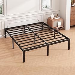 Hafenpo 16 Inch Full Bed Frame - Sturdy Metal