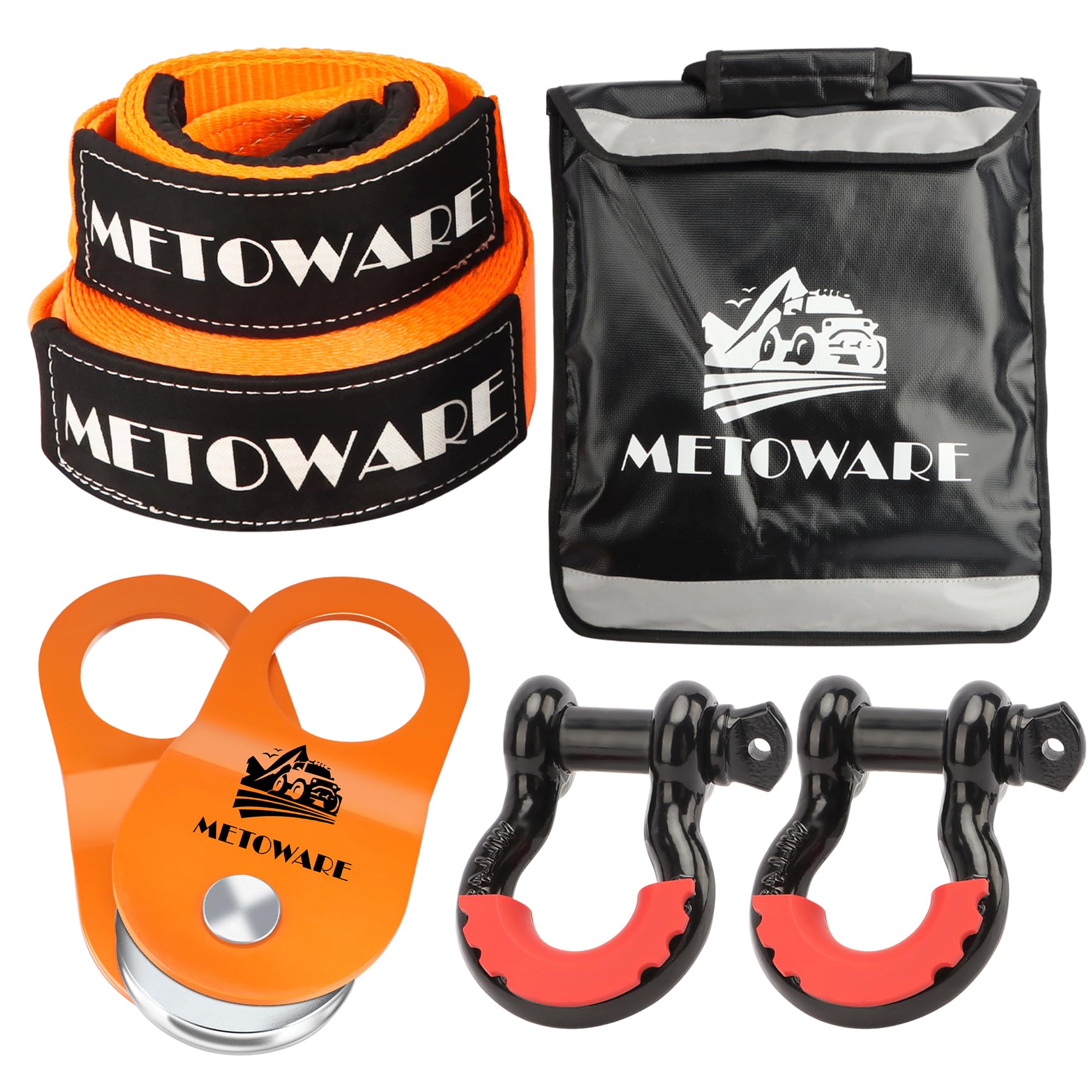 METOWARE Offroad Recovery Kit - 3" x8' Tree