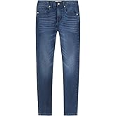 Calvin Klein Boys Skinny Fit Stretch Denim Jeans, 5-Pocket Style, Zipper Fly & Button Closure