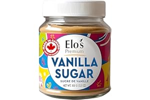 Vanilla Sugar 100g – Premium Gourmet Cane Sugar Infused with Natural Vanilla Bean – Ideal for Baking, Coffee, Desserts & Beve