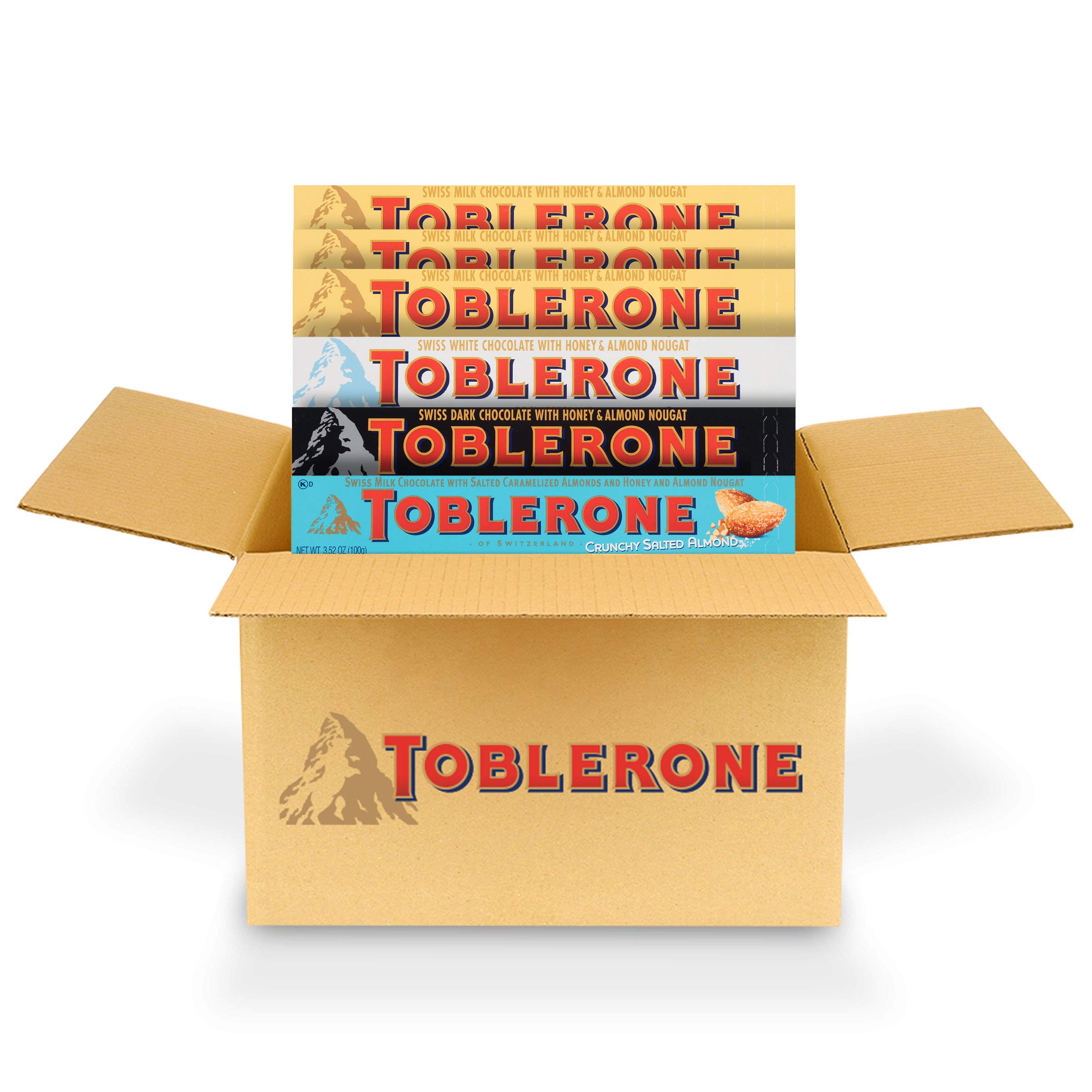 Toblerone Swiss Chocolate Variety Gift Pack, Milk Chocolate, Dark