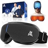 BOB AND BRAD Eye Massager with Heat and Cooling, EyeOasis 3 Elite Eye Massager for Migraine Relief, Heated Face Massager for Dry Eye Migraine Relief, Warm Compress for Stress Relief