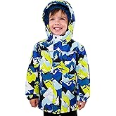 JAN & JUL Waterproof Ski Jacket, Insulated Snow Coat for Toddlers