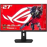 ASUS ROG Strix 27” 1440P USB-C HDR Gaming Monitor (XG27ACMS) – QHD (2560 x 1440), 320Hz, 0.3ms, Fast IPS, Extreme Low Motion Blur Sync, G-SYNC Compatible, DisplayWidget, Tripod Socket, 3 yr Warranty