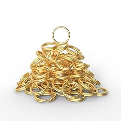 Silipac Keychain Rings Bulk 100 pcs - Split Ring