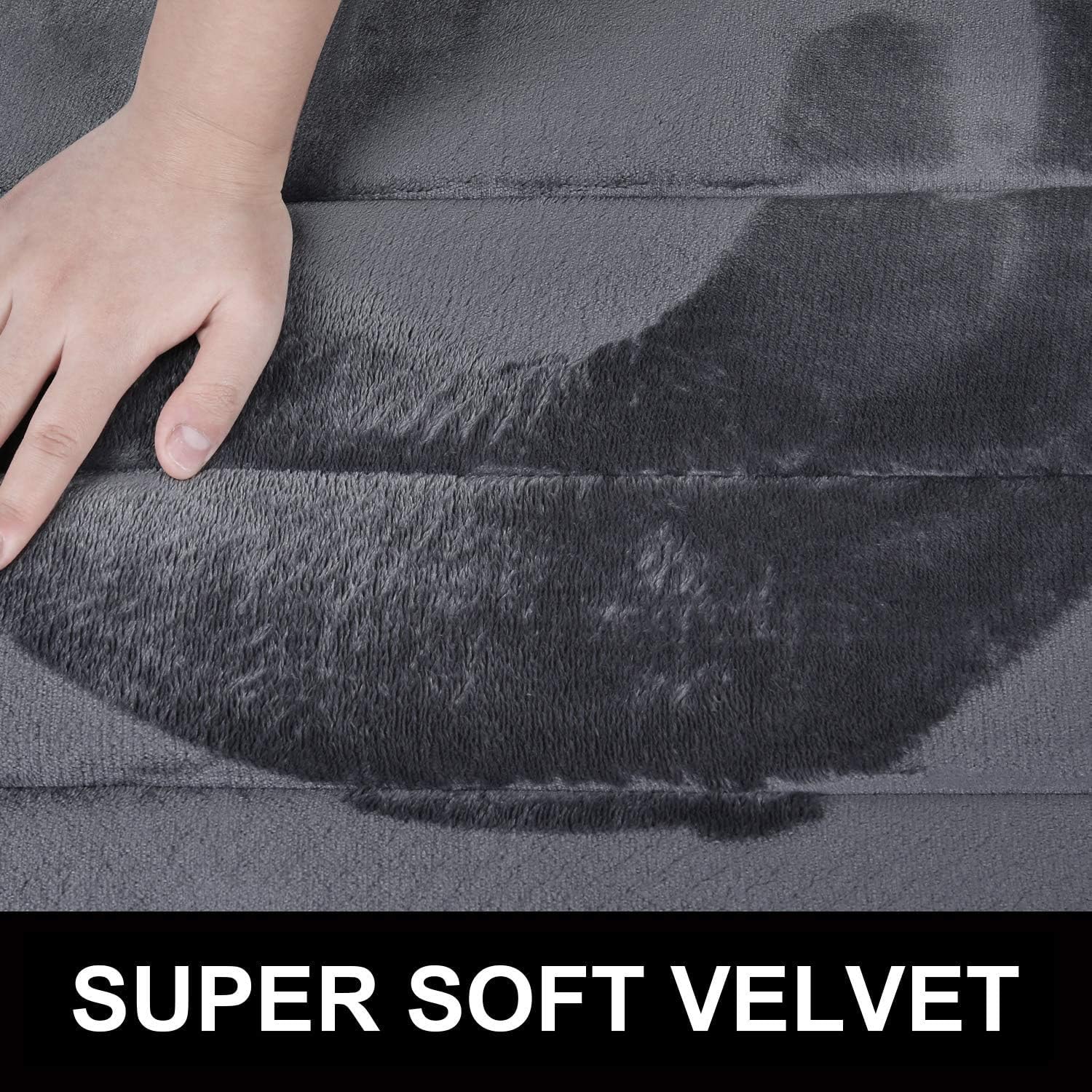 smiry Memory Foam Bath Mat, 50 x 75 cm, Extra Soft Non-Slip Bathroom Mat - Image 3