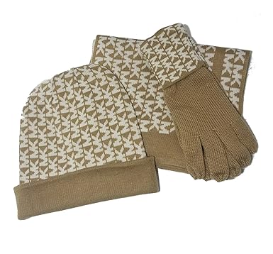 michael kors beanie and scarf set