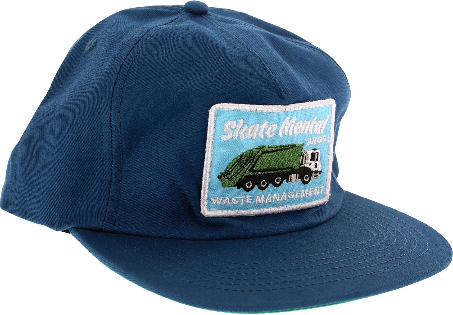 Skate Mental Waste Management Hat Adj Blue Clothing