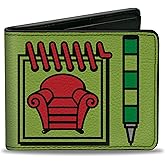 Buckle-Down Men's Standard Bifold Wallet Blue's Clues, 4.0" x 3.5"