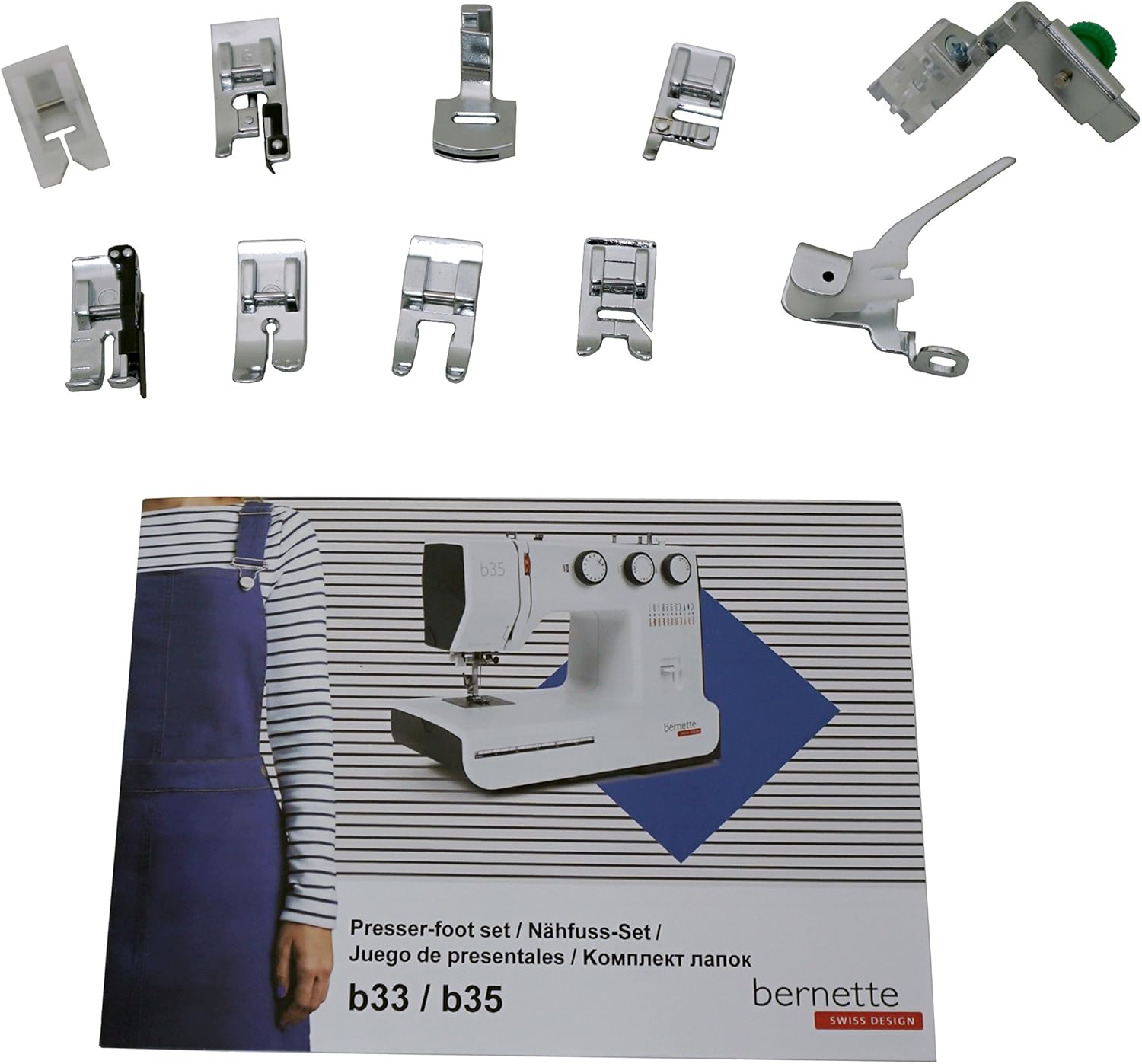 10pc Presser Foot Kit Fits B33 And B35 Machines Best Seller