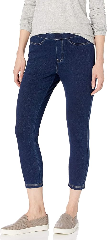 no nonsense women's denim leggings with pockets