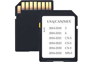 Navigation Map SD Card Compatible with 2016-2020 CX-3 CX-5 CX-9 MX-5 6,2014-2018 mazd 3,GPS Accessories Map Version 2020,Plug