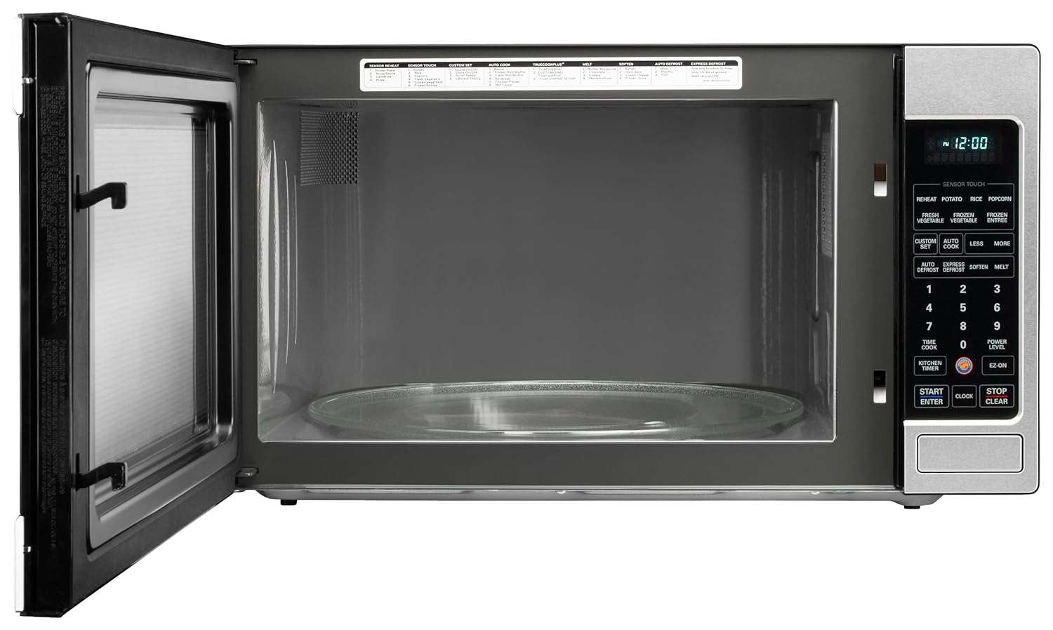 LG LCRT2010ST 2.0 Cu Ft Counter Top Microwave Oven with Easy Clean, Stainless Steel