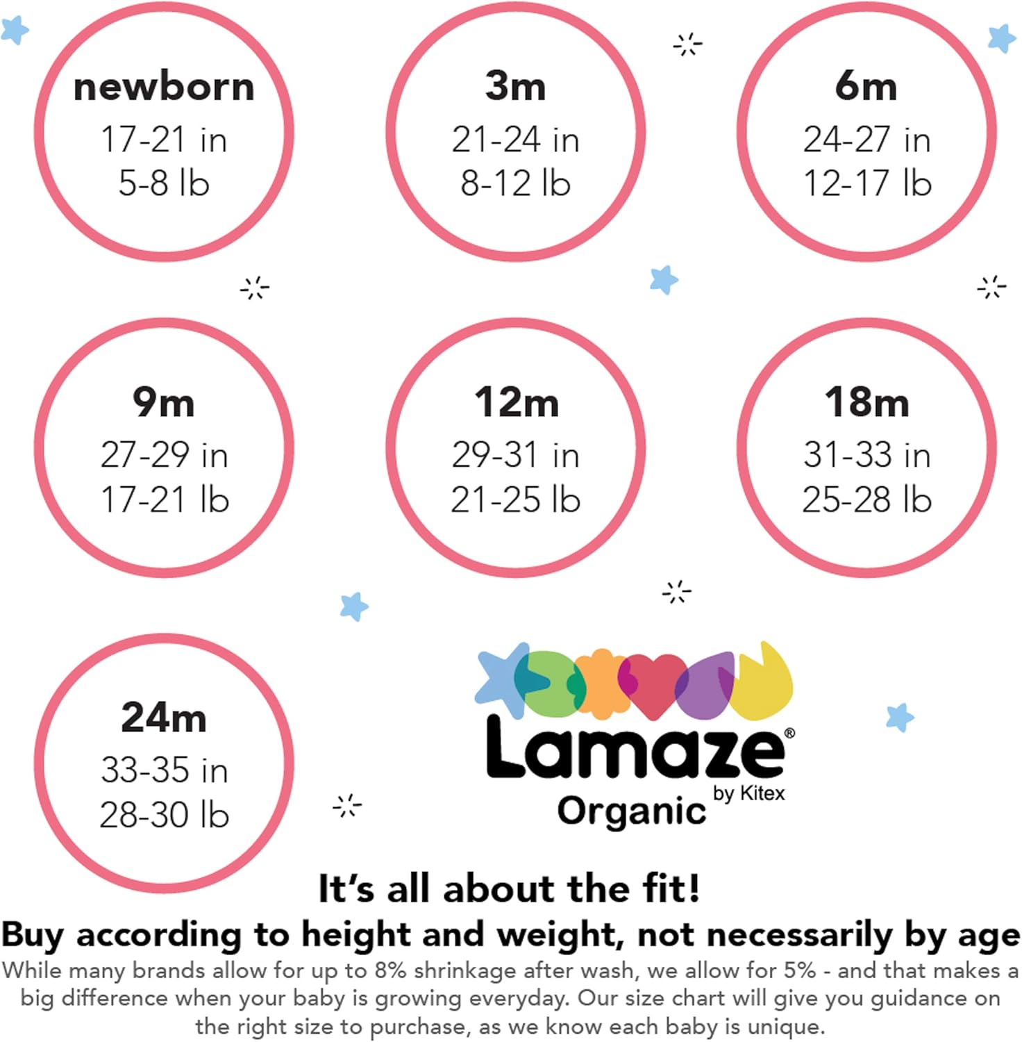 Lamaze Organic Baby Baby Boys' Pull on Jogger 2 Pack Pants: Clothing
