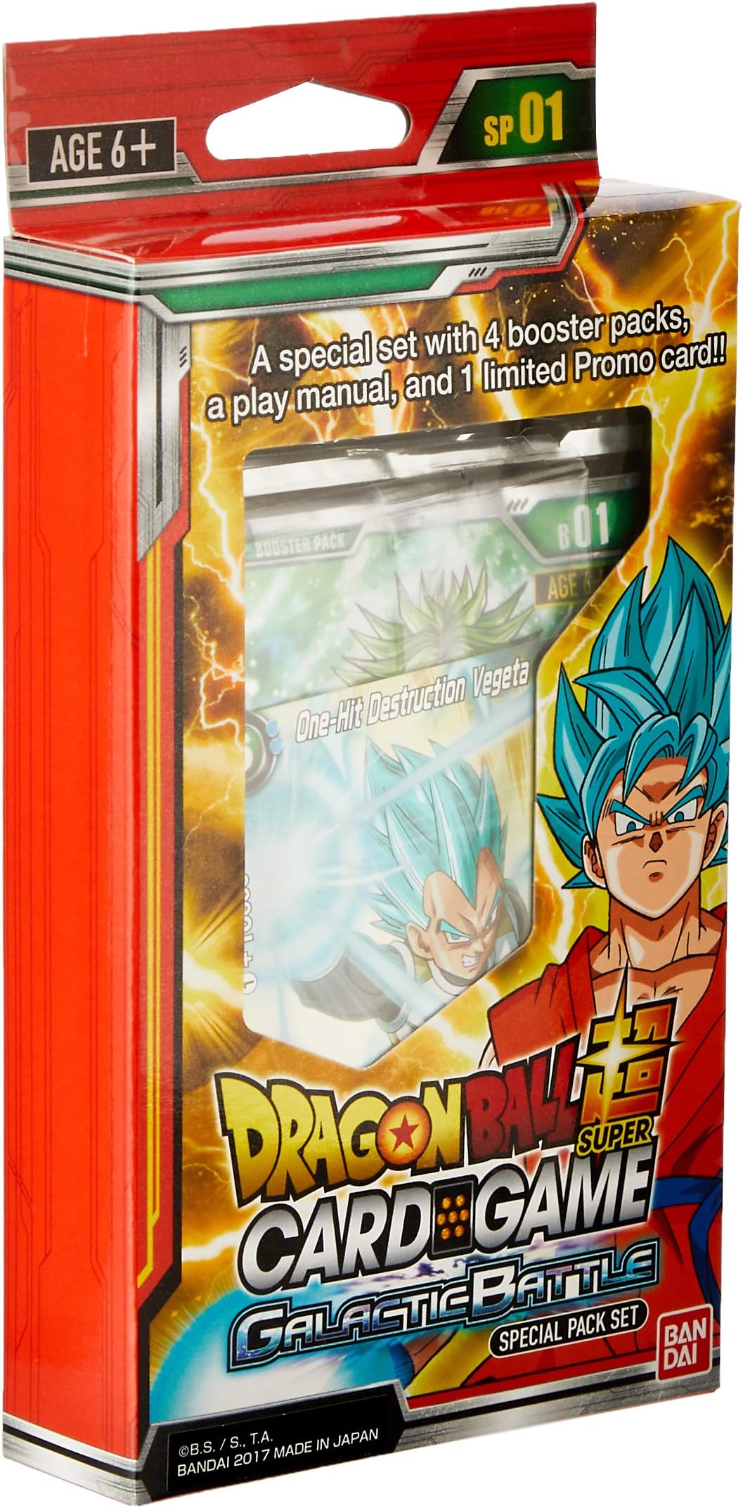 Dragon Ball Z Super Galactic Battle TCG Special Pack English