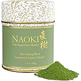 Naoki Matcha Organic Ceremonial First Spring Blend – Authentic Japanese First Harvest Ceremonial Grade Matcha Green Tea Powde