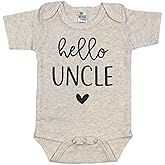 Pineapple Pancake Kids Hello Uncle I Can't Wait To Meet You Pregnancy Announcement Infant Bodysuit