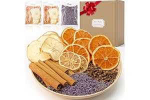 RYLENOR 3 Packs Natural Potpourri Simmer Pot Mix – Bulk Cinnamon Sticks, Orange-Apple-Lemon Slices, Lavender Buds & Clove Holiday Stove Scent, Winter Scent Fragrance Stovetop Potpourri Fall Thanksgiving Gift