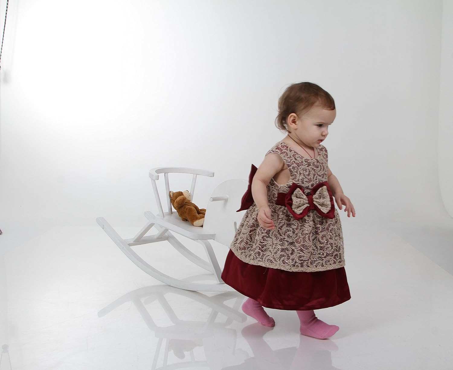 maroon dress for flower girl