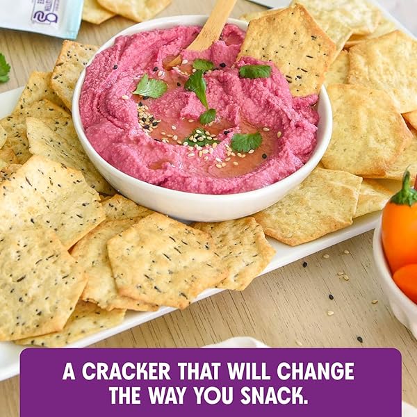 MILTON’S GLUTEN FREE CRACKERS, CRISPY SEA SALT – NON-GMO PROJECT VERIFIED, KOSHER, CERTIFIED GLUTEN FREE SNACK, 5 GRAINS IN EVERY BITE – 4.5 OZ