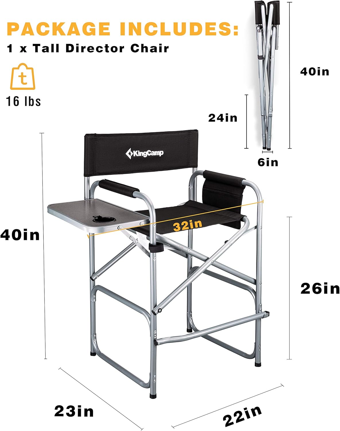king camp director chair