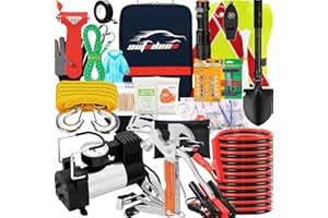 AUTODECO Roadside Emergency Car Kit 95 Pieces
